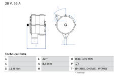 generátor BOSCH 0 986 033 840