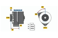 generátor BOSCH 0 986 033 870