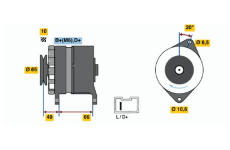 generátor BOSCH 0 986 033 980