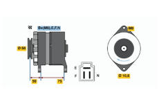 generátor BOSCH 0 986 034 331