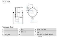 generátor BOSCH 0 986 034 370