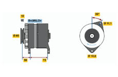 generátor BOSCH 0 986 034 480