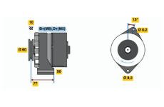 generátor BOSCH 0 986 034 550