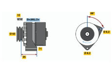 generátor BOSCH 0 986 034 700