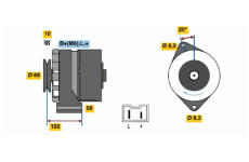 generátor BOSCH 9 120 144 278