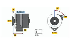 generátor BOSCH 0 986 036 891