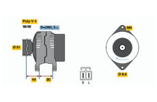 generátor BOSCH 0 986 035 321