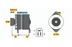generátor BOSCH 0 986 035 521