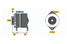 Alternátor BOSCH 0 986 035 630