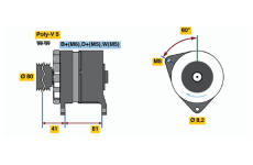 generátor BOSCH 0 986 036 100