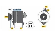 generátor BOSCH 0 986 036 311