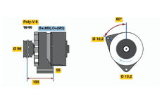 generátor BOSCH 0 986 036 370