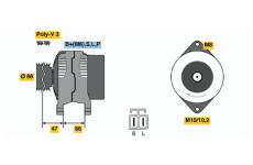 generátor BOSCH 0 986 036 471