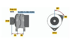 generátor BOSCH 0 986 036 690
