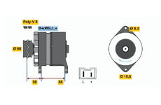 generátor BOSCH 0 986 037 291