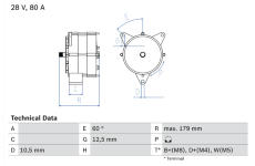 generátor BOSCH 0 986 037 770