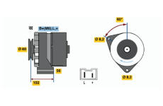 generátor BOSCH 0 986 037 781