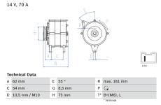 Alternátor BOSCH 0 986 037 791