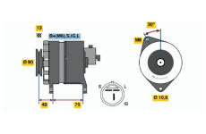 generátor BOSCH 0 986 037 811
