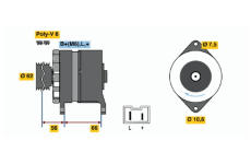 generátor BOSCH 0 986 037 901