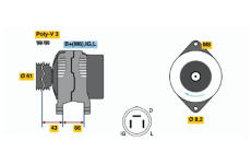 generátor BOSCH 0 986 038 471