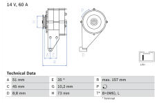 generátor BOSCH 0 986 038 841