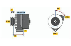 generátor BOSCH 0 986 039 150