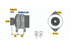 generátor BOSCH 0 986 040 091