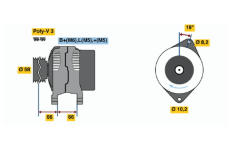 generátor BOSCH 0 986 040 111