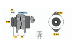 generátor BOSCH 0 986 040 561