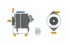 generátor BOSCH 0 986 040 581