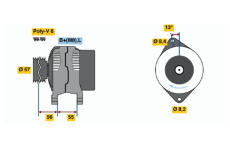 generátor BOSCH 0 986 041 100