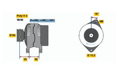 generátor BOSCH 0 986 041 421