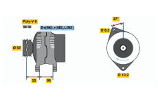 generátor BOSCH 0 986 041 431