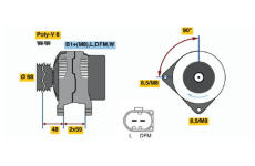 generátor BOSCH 0 986 041 900