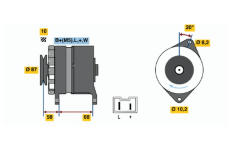 generátor BOSCH 0 986 042 061