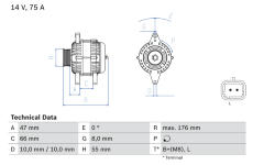 generátor BOSCH 0 986 042 191