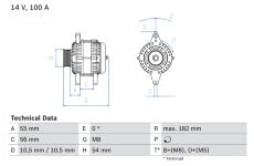 generátor BOSCH 0 986 042 740