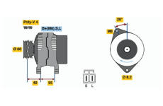 generátor BOSCH 0 986 042 881