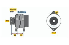 generátor BOSCH 0 986 042 961
