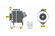generátor BOSCH 0 986 043 941