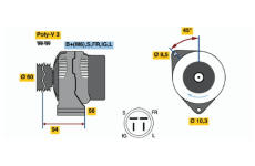 generátor BOSCH 0 986 044 791