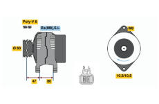 generátor BOSCH 0 986 045 671