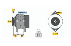 generátor BOSCH 0 986 045 691