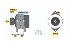 generátor BOSCH 0 986 045 731
