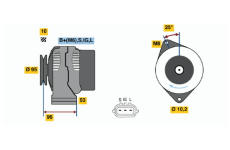 generátor BOSCH 0 986 045 871