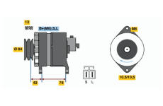 generátor BOSCH 0 986 046 421