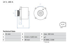 generátor BOSCH 0 986 047 170