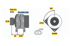 generátor BOSCH 0 986 048 060