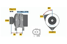 generátor BOSCH 0 986 048 120